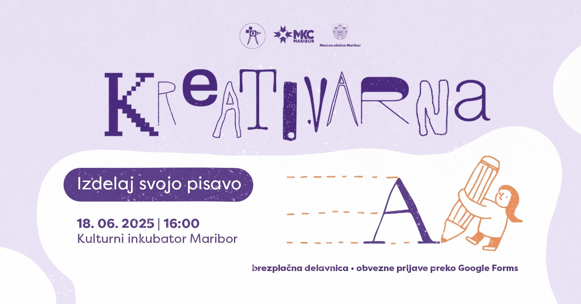 Kreativarna: izdelaj svojo pisavo Kreativarna: izdelaj svojo pisavo
