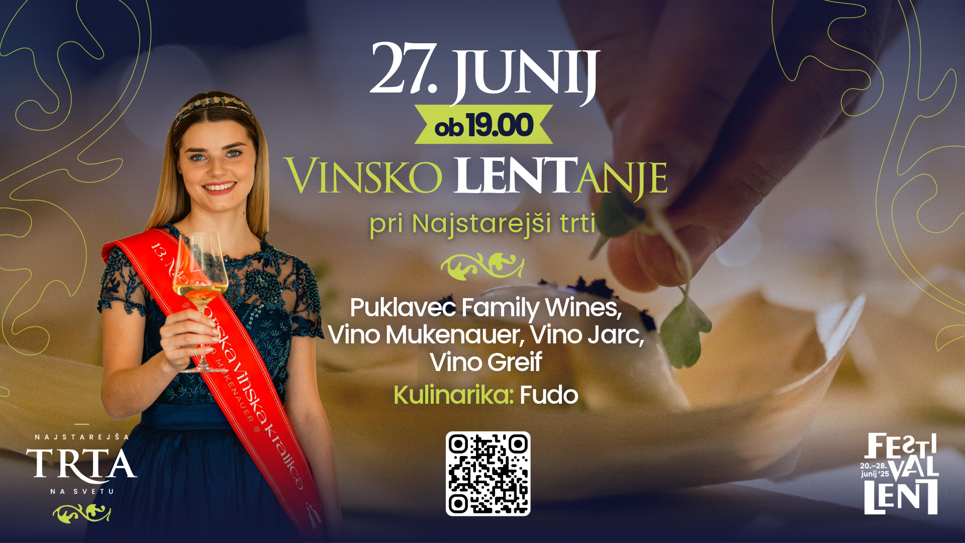 Vinsko LENTanje s štajerskimi vinarji in restavracijo Fudo Vinsko LENTanje s štajerskimi vinarji in restavracijo Fudo