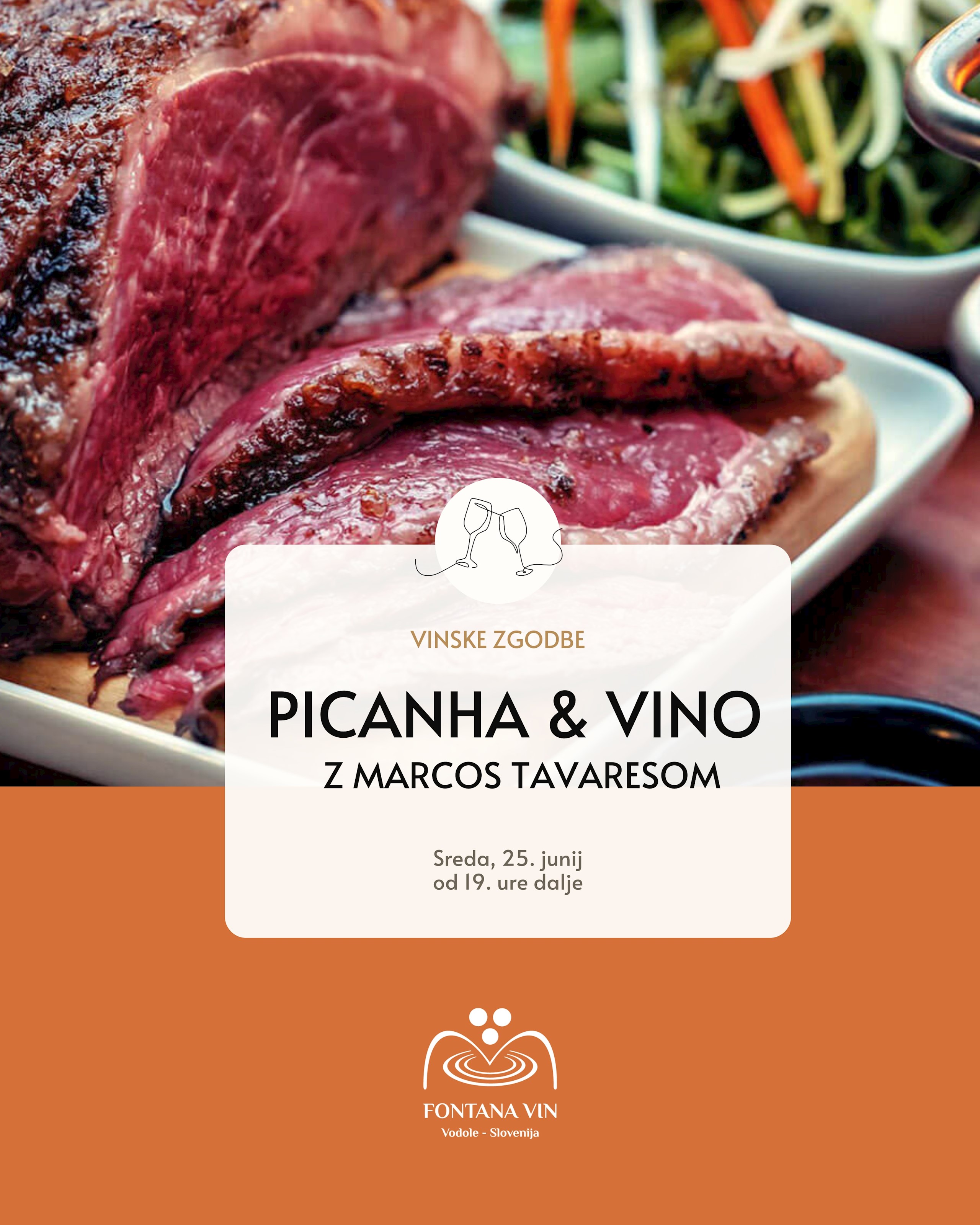 Picancha & vino za Marcosom Tavaresom - vrhunski kulinarični dogodek Picancha & vino za Marcosom Tavaresom - vrhunski kulinarični dogodek