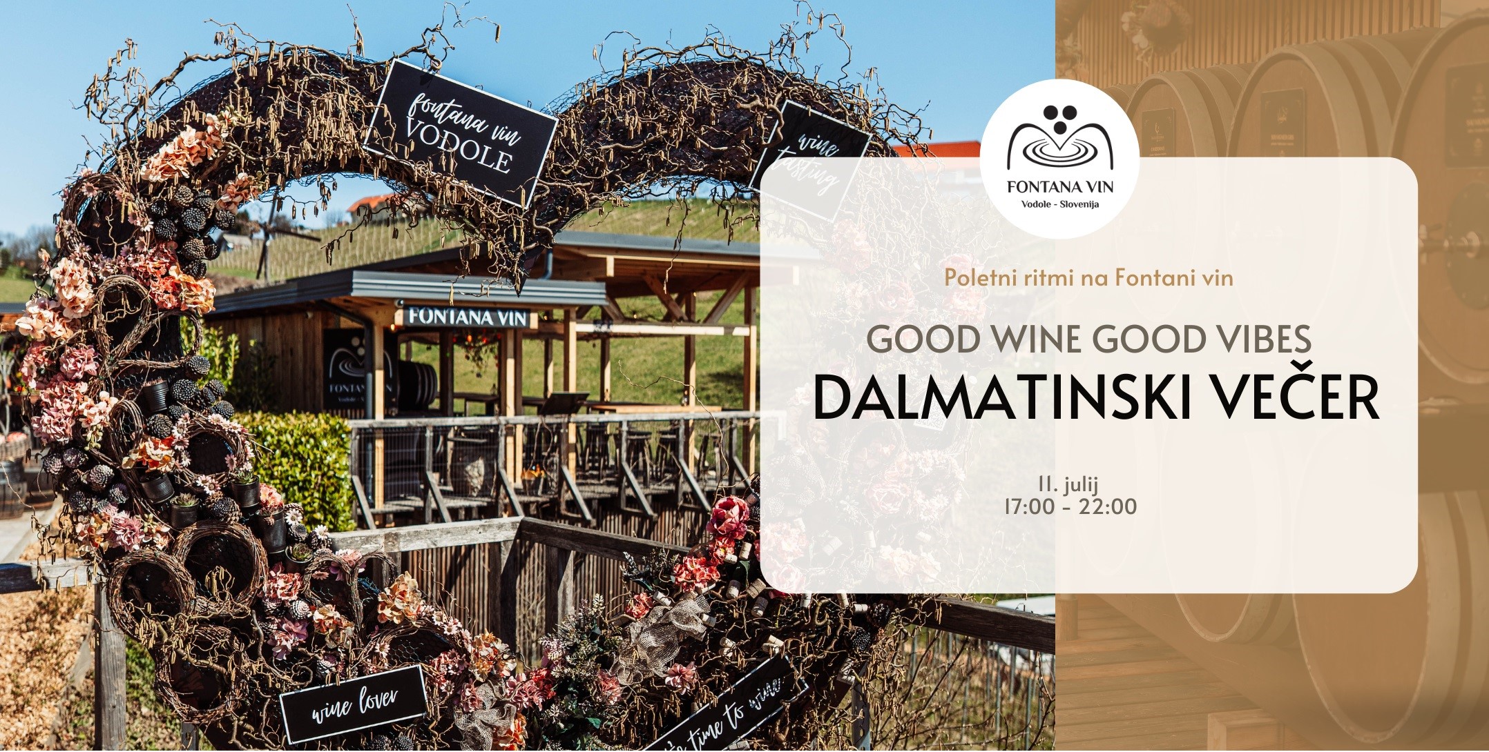 Good Wine Good Vibes – SLOVENSKO – DALMATINSKI VEČER Good Wine Good Vibes – SLOVENSKO – DALMATINSKI VEČER
