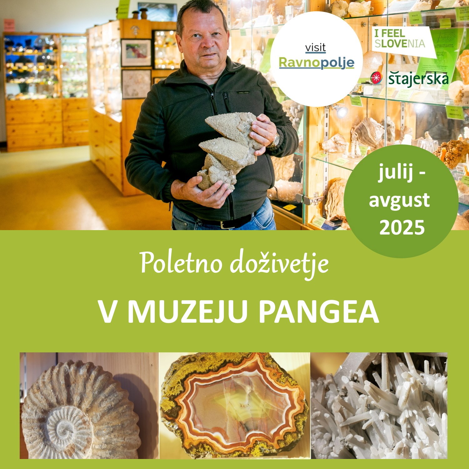 Poletno doživetje v muzeju Pangea