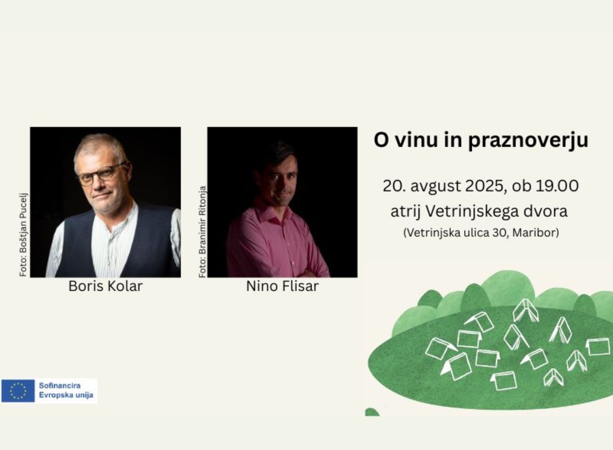 »O vinu in praznoverju« z Borisom Kolarjem in Ninom Flisarjem