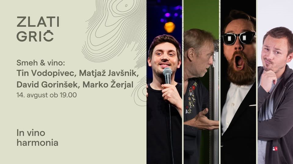 Smeh & vino: večer stand-up komedije Smeh & vino: večer stand-up komedije