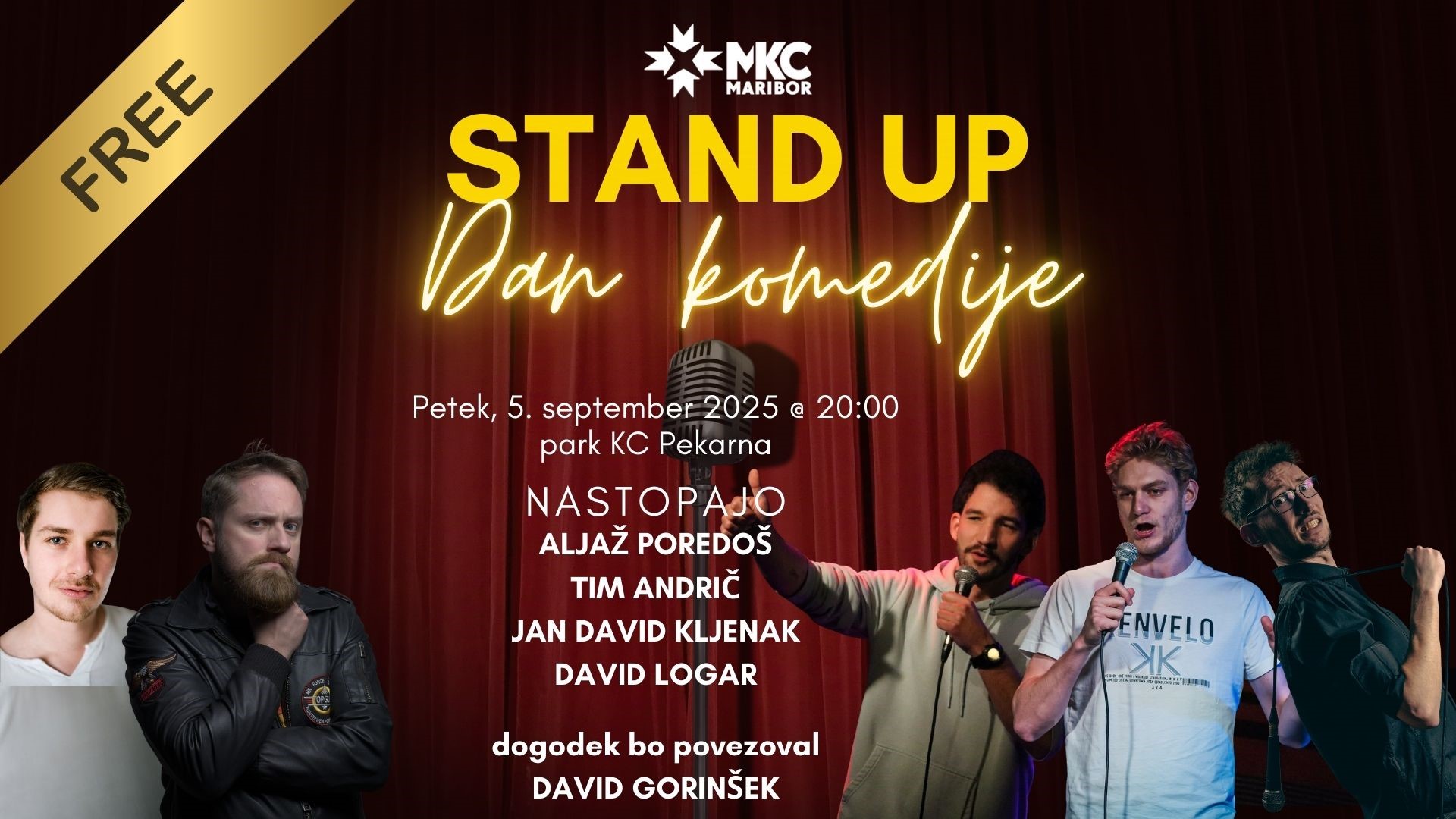 Stand up večer z Avtmigeci Stand up večer z Avtmigeci