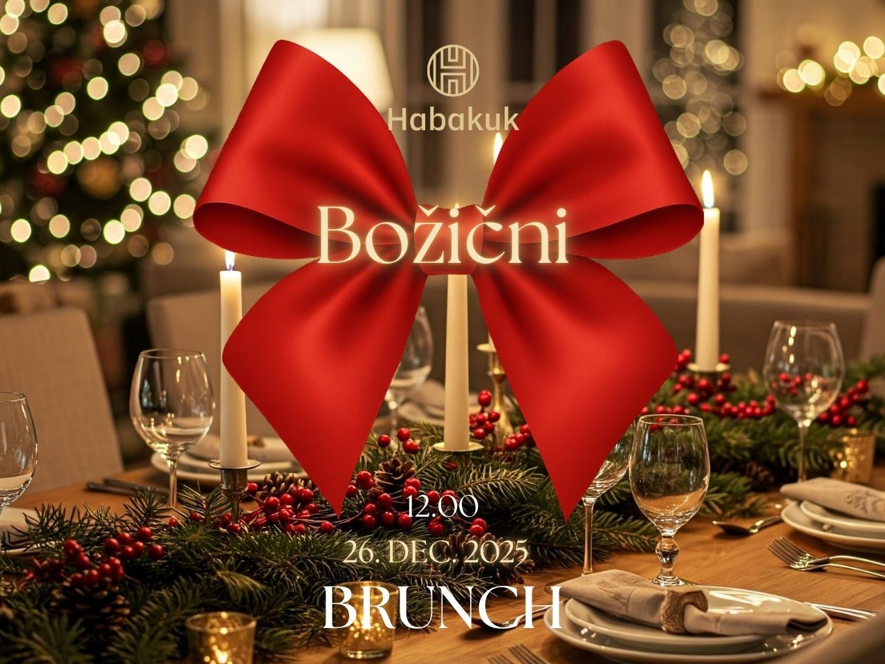 Božični brunch v Hotelu Habakuk Božični brunch v Hotelu Habakuk