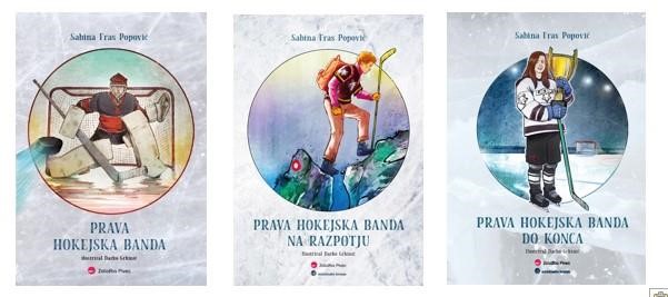 Literarna postaja: SABINA FRAS POPOVIĆ - TRILOGIJA O PRAVI HOKEJSKI BANDI