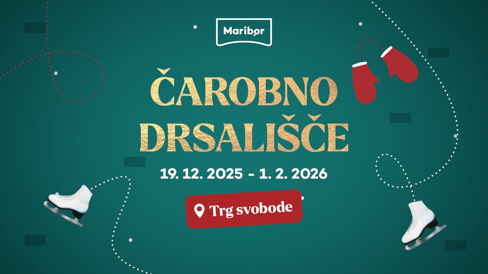 Čarobno drsališče v Mariboru