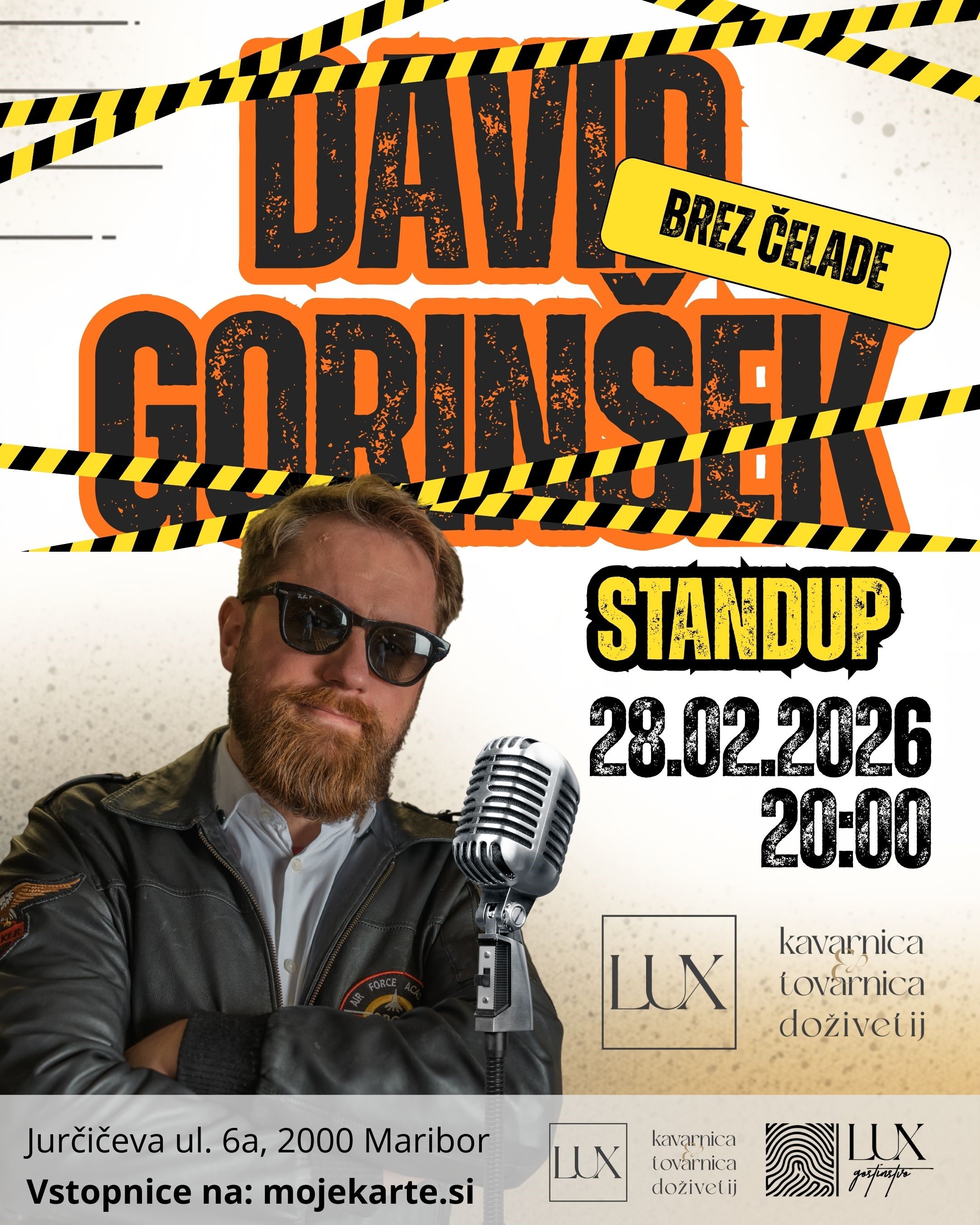 David Gorinšek BREZ ČELADE - Standup