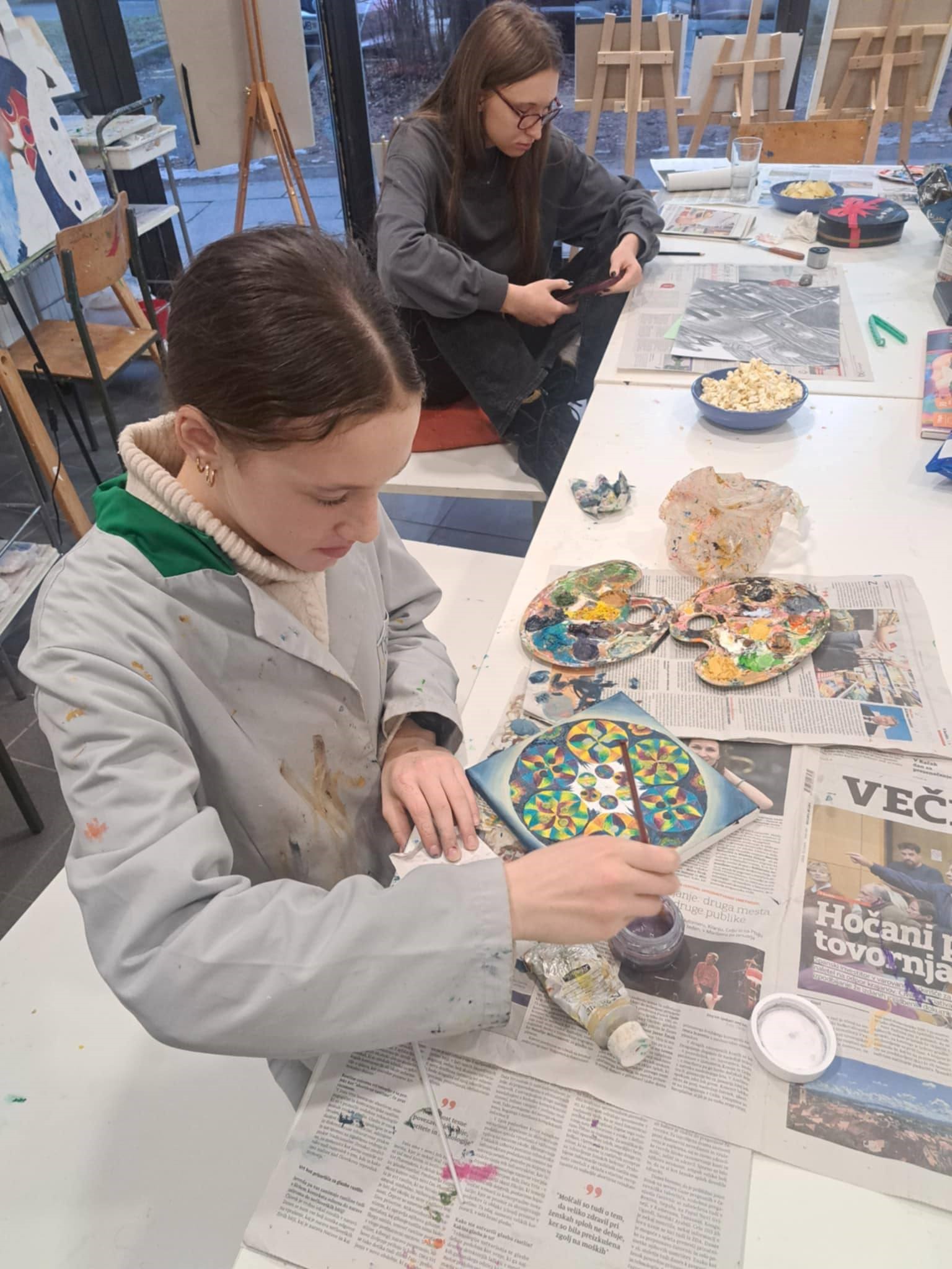 Počitniške likovne delavnice