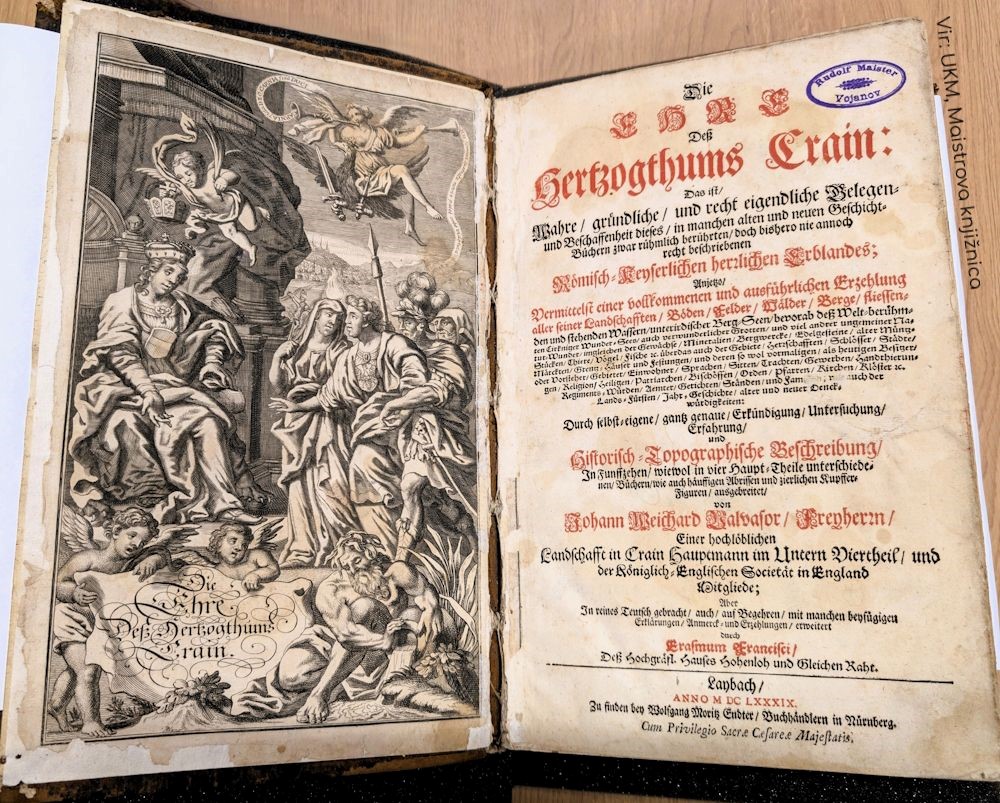 PREDAVANJE: Valvasorjeva Slava 1689 – različne vezave in papirji, zakaj?