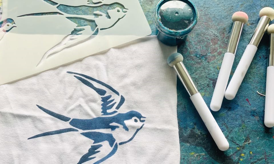 Tematska delavnica: tisk s šablonami