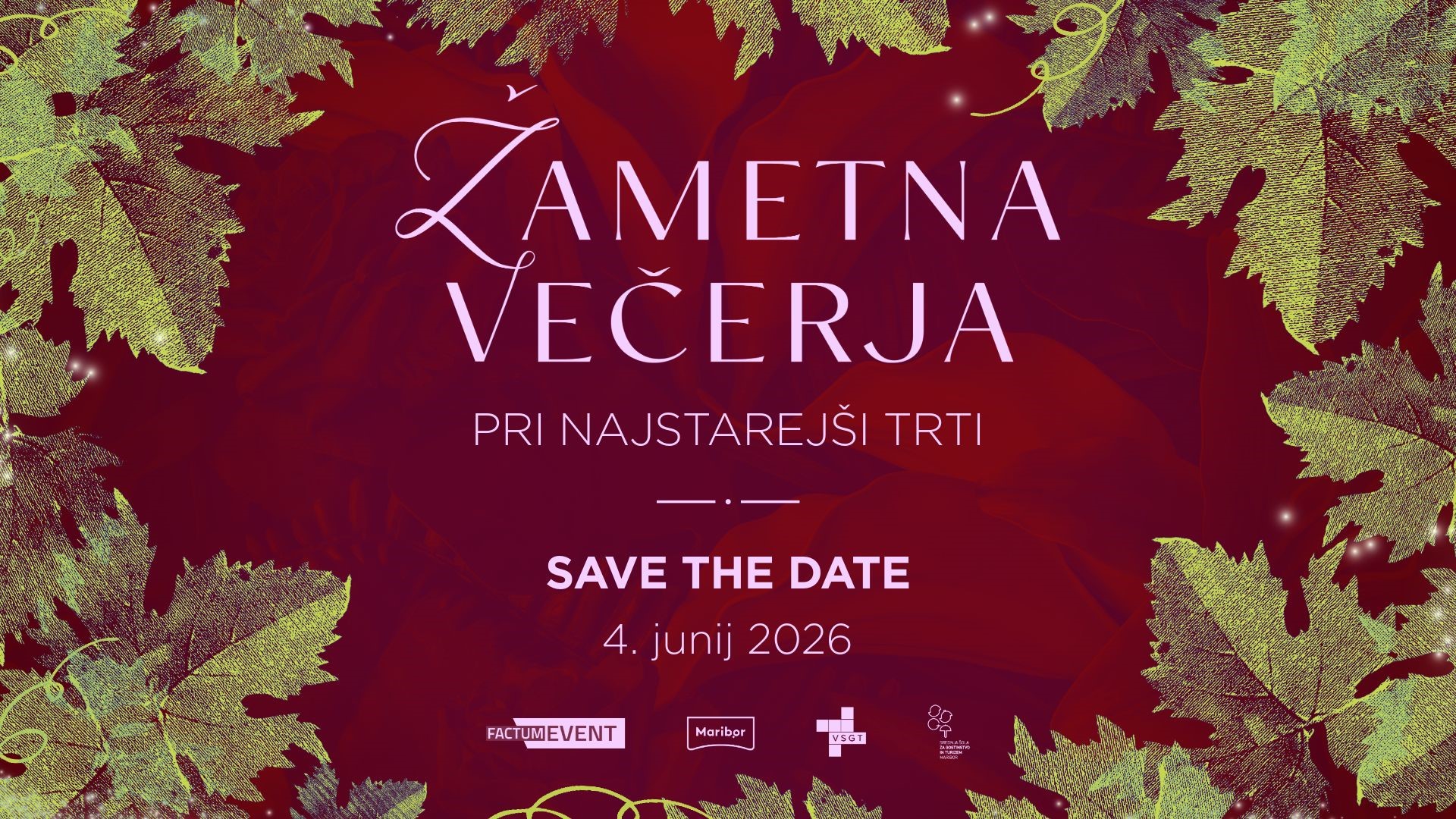Žametna večerja pri Najstarejši trti