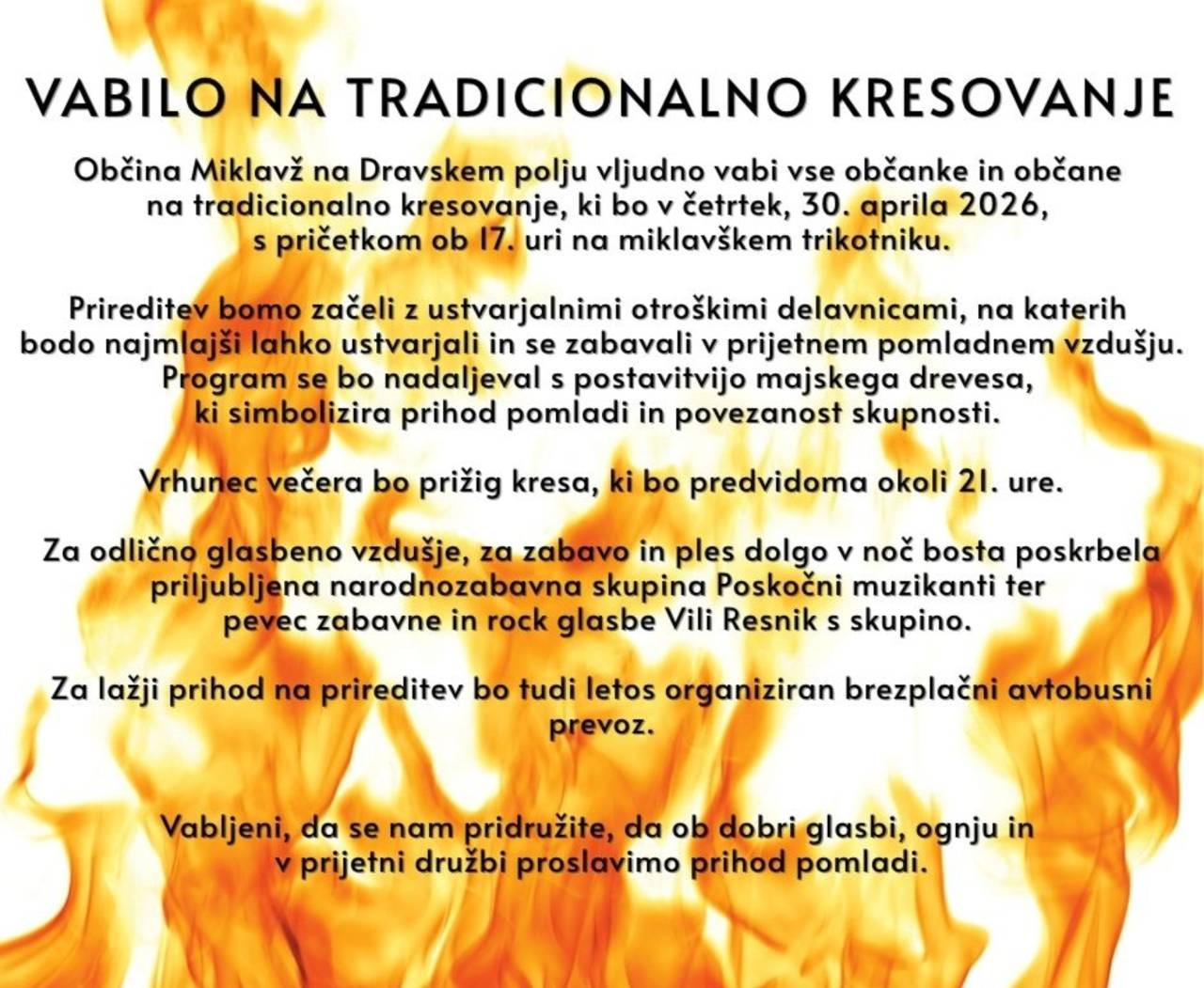 Veliko kresovanje v Miklavžu na Dravskem polju