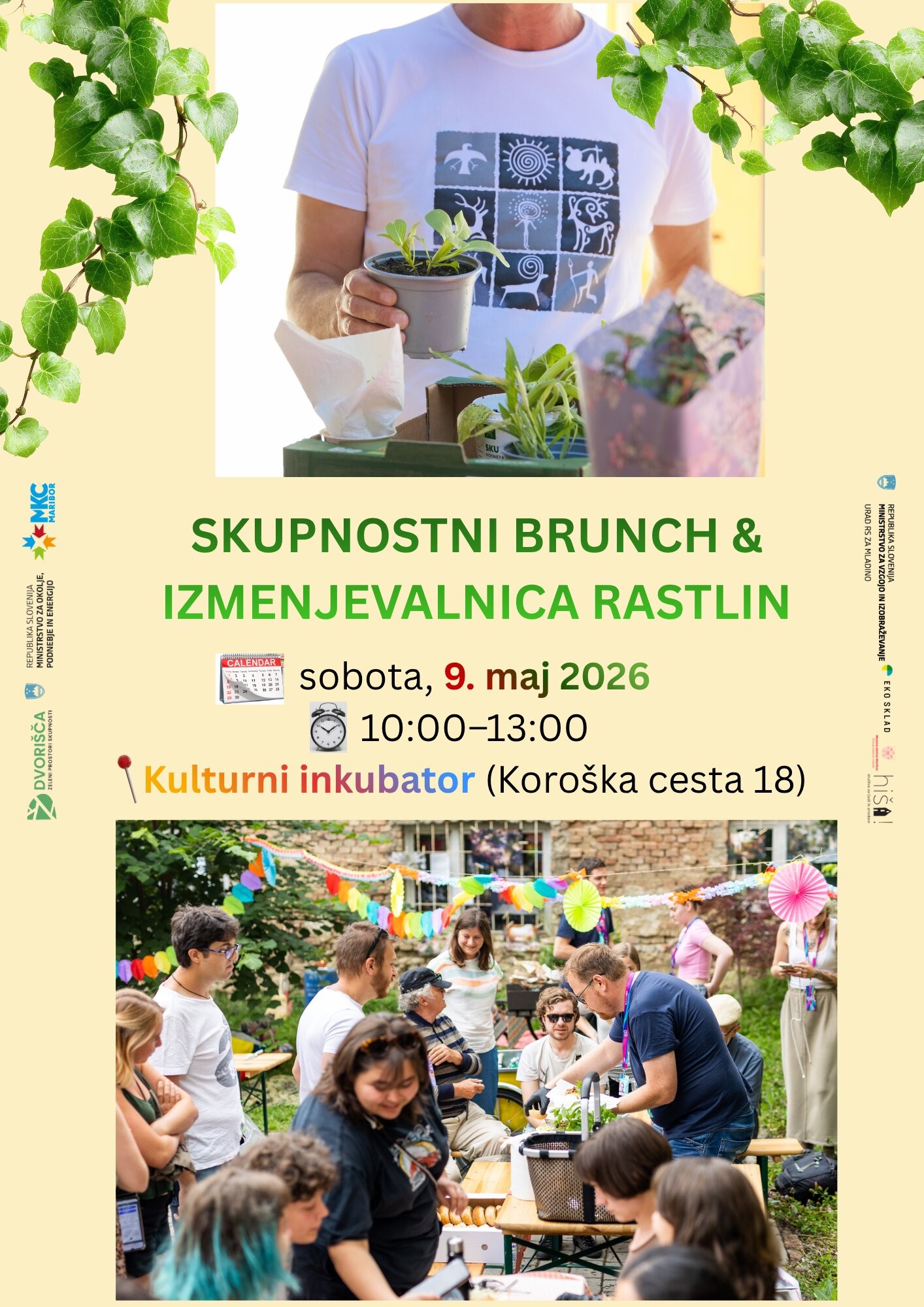 Skupnostni brunch & izmenjevalnica rastlin Skupnostni brunch & izmenjevalnica rastlin