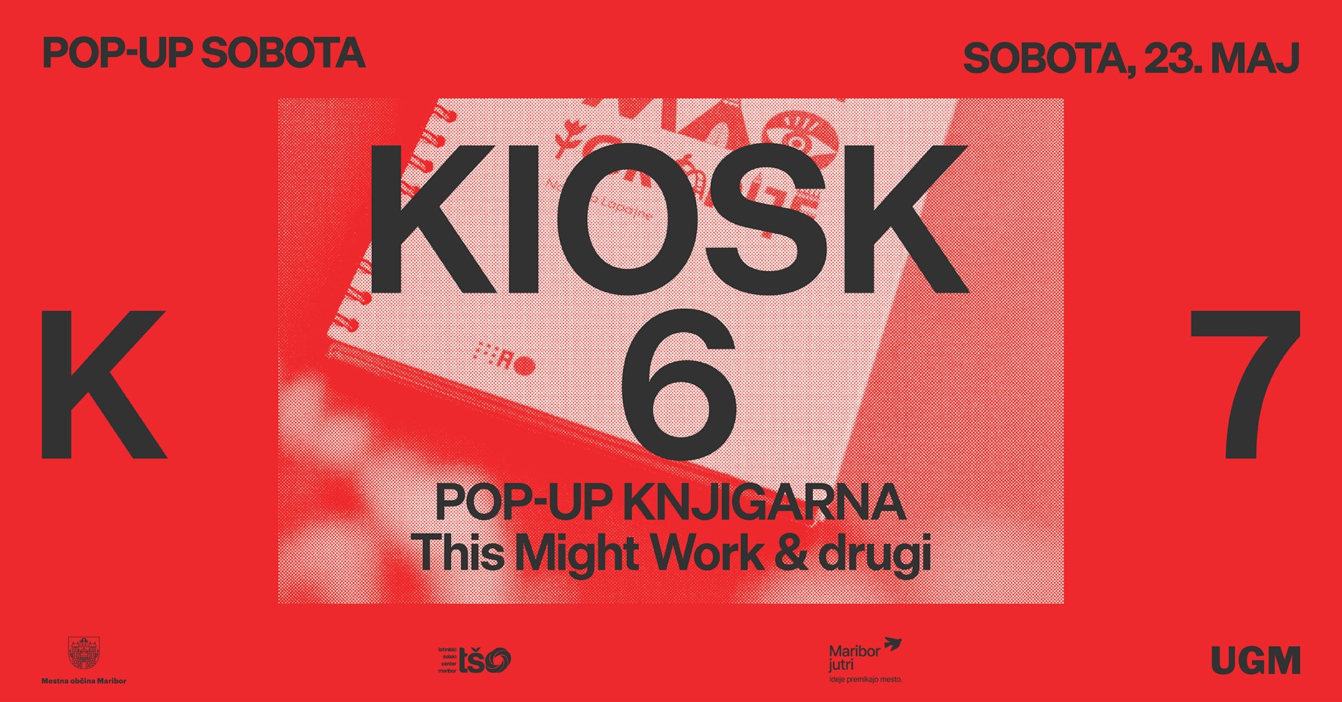 Pop-up knjigarna v kiosku K67 Pop-up knjigarna v kiosku K67