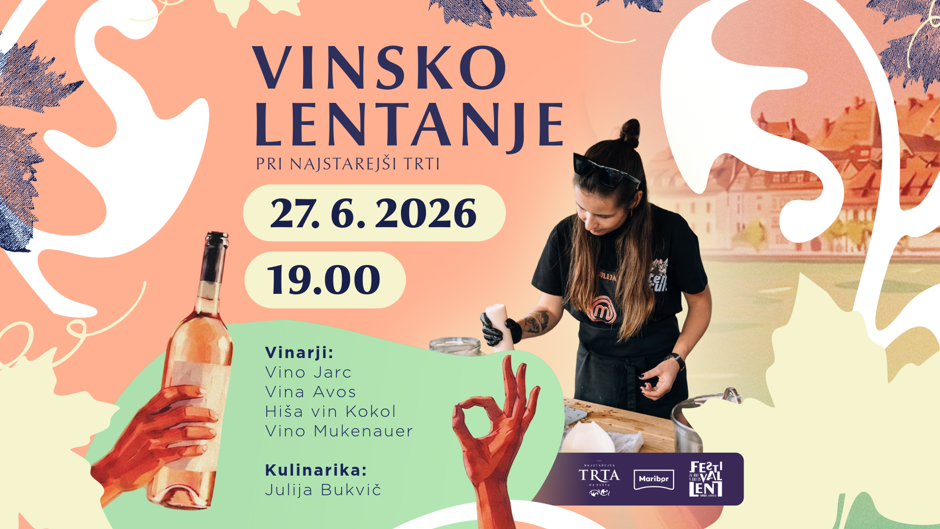 Vinsko LENTanje s štajerskimi vinarji in Julijo Bukvić Vinsko LENTanje s štajerskimi vinarji in Julijo Bukvić