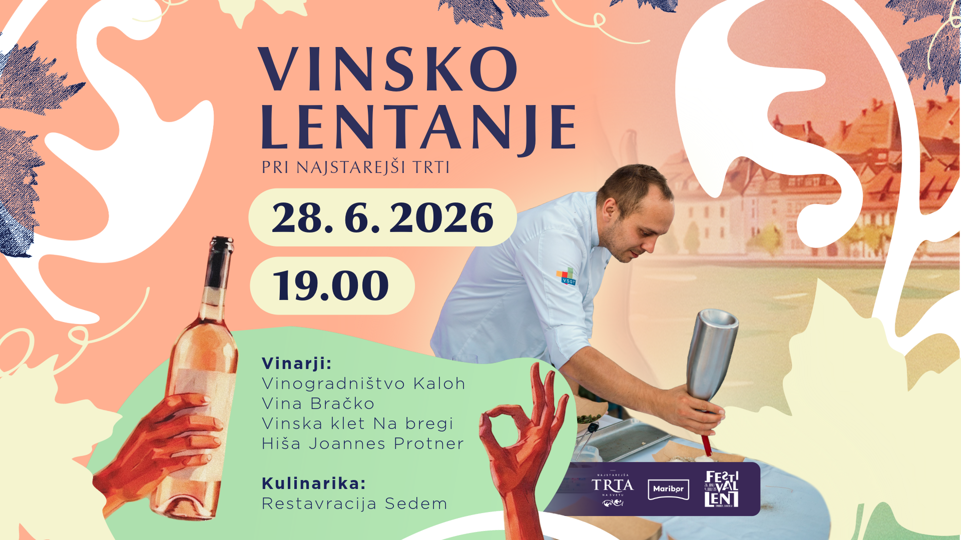 Vinsko LENTanje s štajerskimi vinarji in Restavracijo Sedem Vinsko LENTanje s štajerskimi vinarji in Restavracijo Sedem