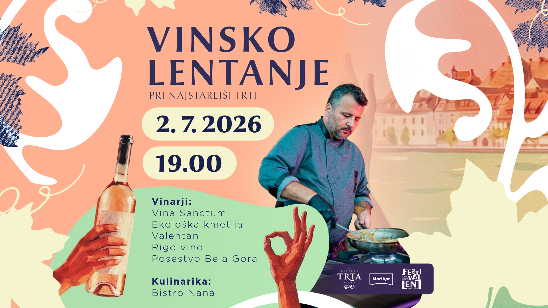 Vinsko LENTanje s štajerskimi vinarji in Bistrojem Nana Vinsko LENTanje s štajerskimi vinarji in Bistrojem Nana