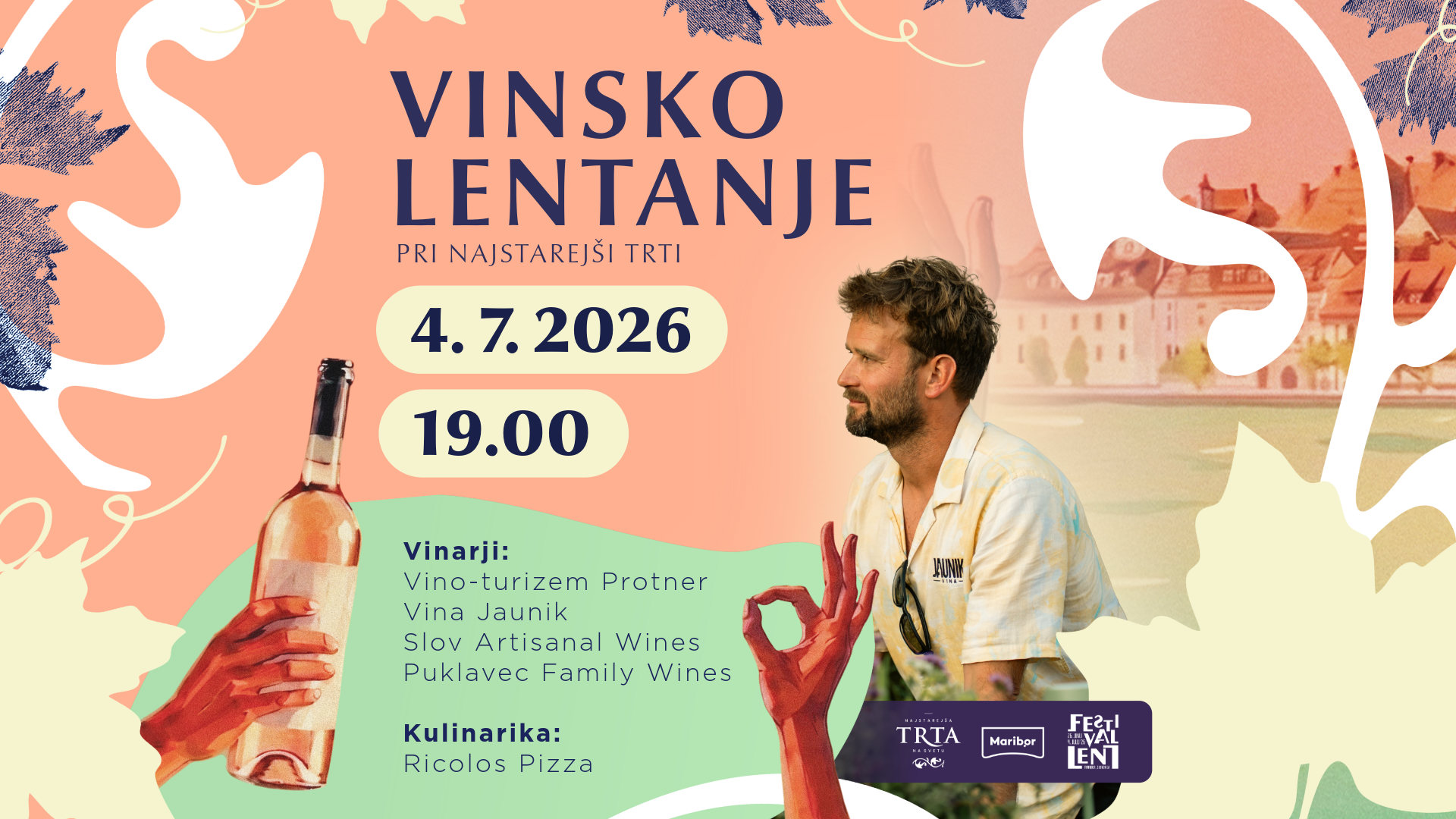 Vinsko LENTanje s štajerskimi vinarji in Picerijo Ricolo