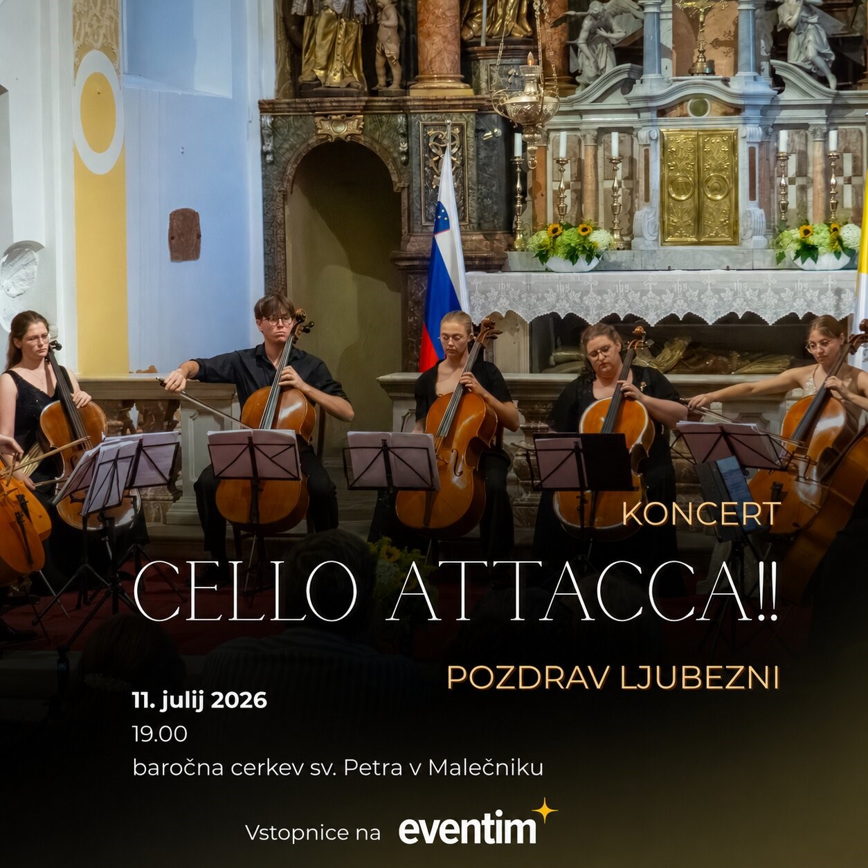 Koncert violončelistov Pozdrav ljubezni Koncert violončelistov Pozdrav ljubezni