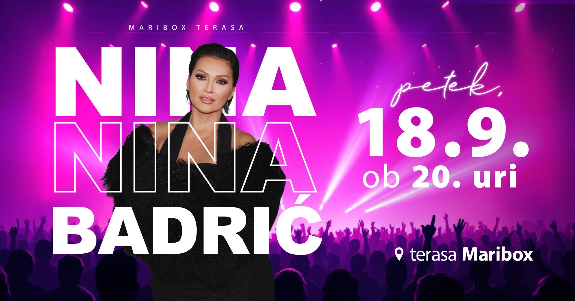 Nina Badrić na Terasi Maribox