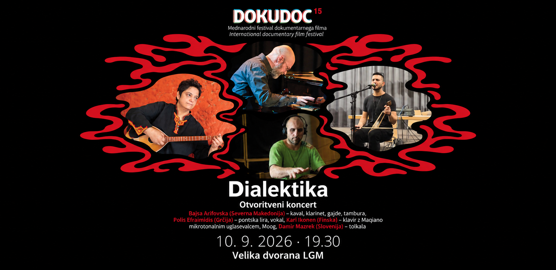 Odprtje festivala DOKUDOC: Koncert Dialektika