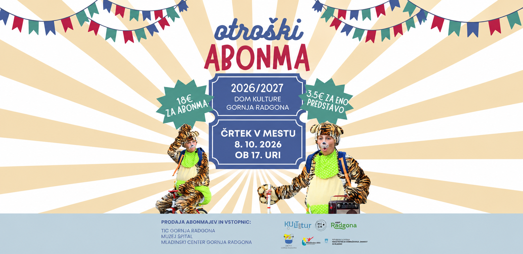 Predstava za otroke: Črtek v mestu Predstava za otroke: Črtek v mestu