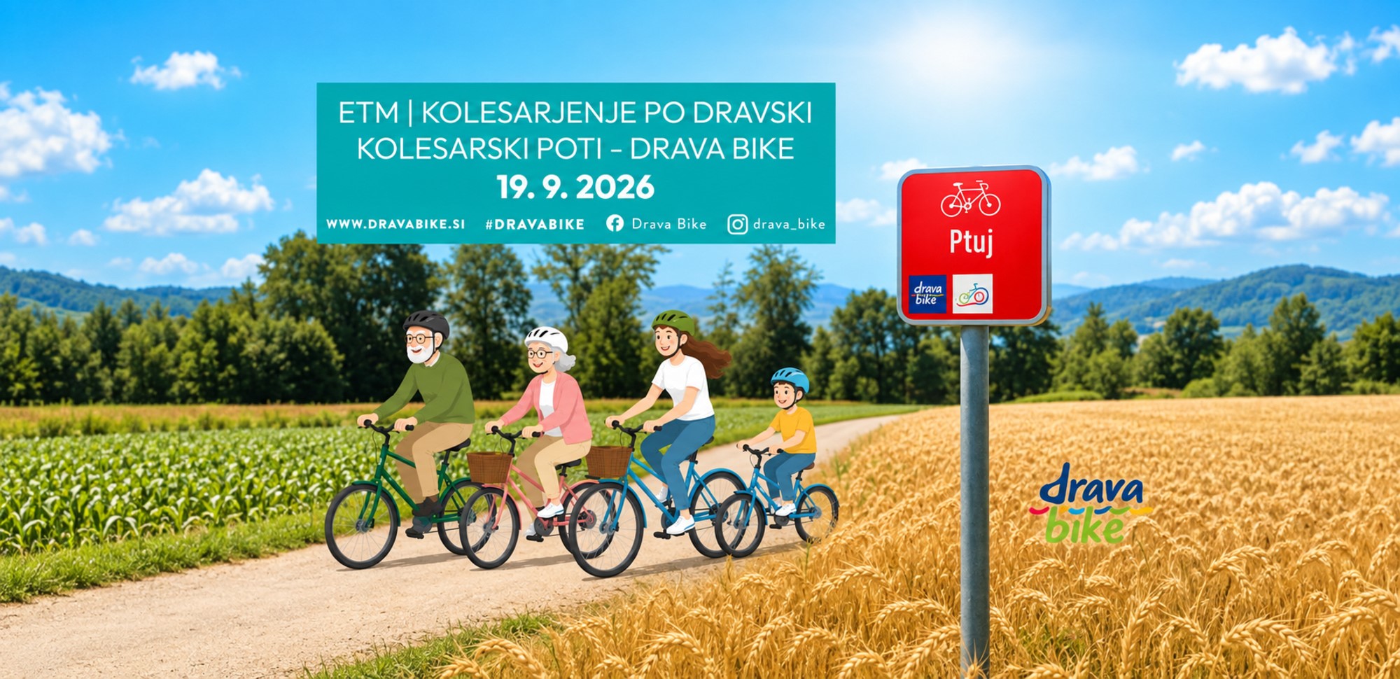 ETM | Kolesarski izlet po Dravski kolesarski poti Drava Bike