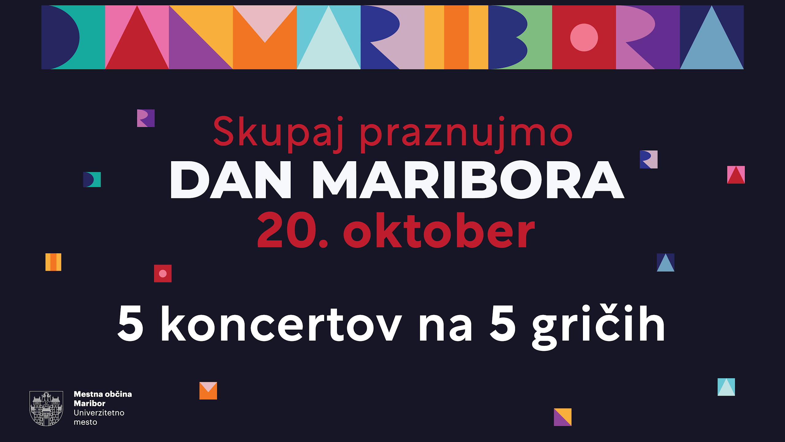 Dan Maribora 2026 | 5 koncertov na 5 lokacijah